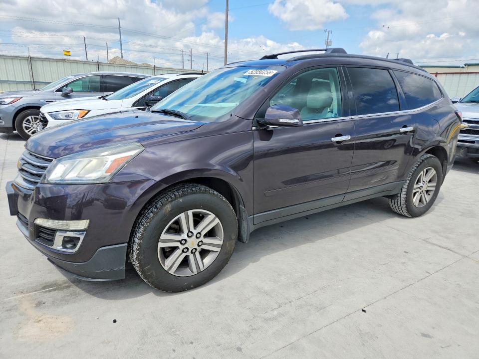 CHEVROLET TRAVERSE 2015 with VIN 1GNKRHKDXFJ124896 - Photo from auction