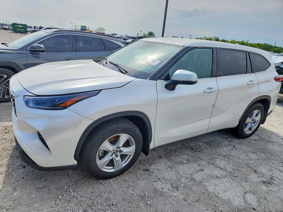 TOYOTA HIGHLANDER 2021 with VIN 5TDBZRBHXMS548306 - Photo from auction