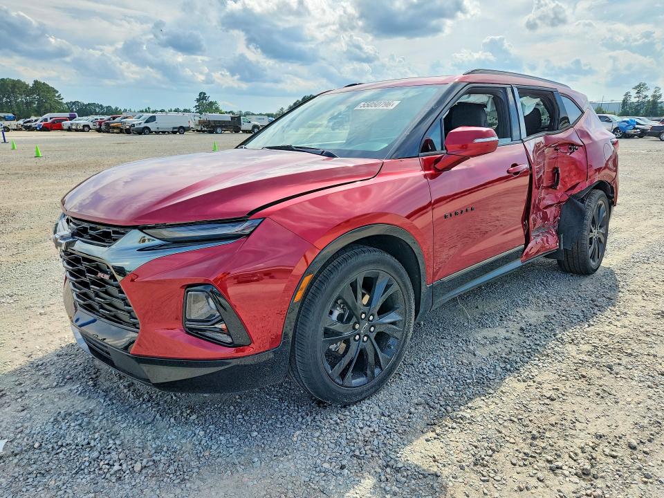 Photo 1 from auction – 2022 CHEVROLET BLAZER with VIN 3GNKBKRS0NS132041