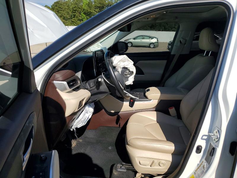 Photo 7 from auction – 2022 TOYOTA HIGHLANDER with VIN 5TDGZRAH2NS539737