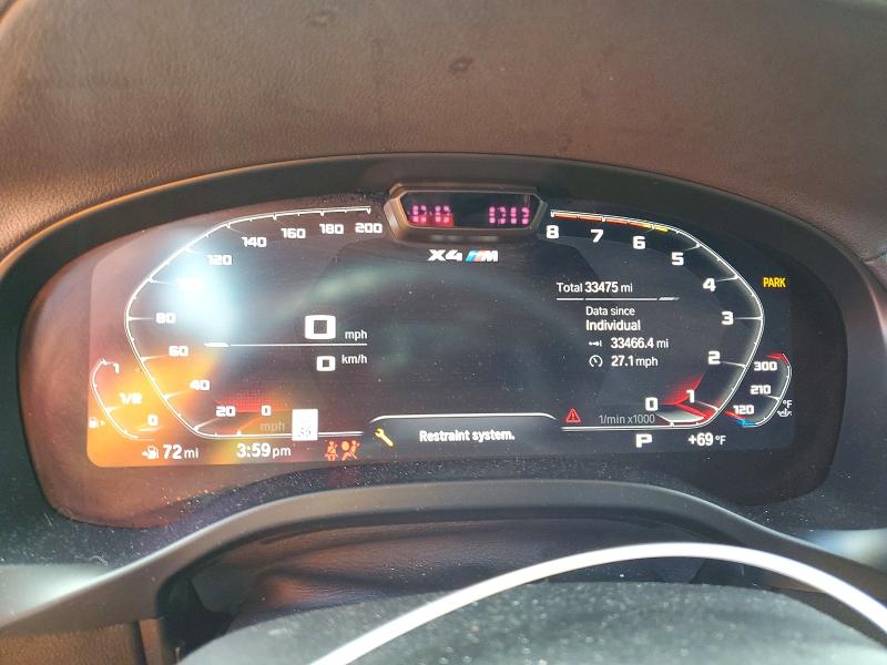 Photo 9 from auction – 2022 BMW X4 with VIN 5YM23EC00N9N37115