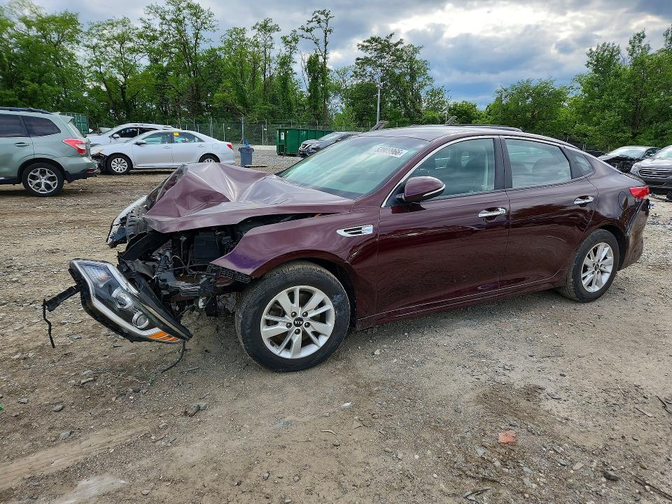 KIA OPTIMA 2018 with VIN 5XXGT4L33JG223460 - Photo from auction
