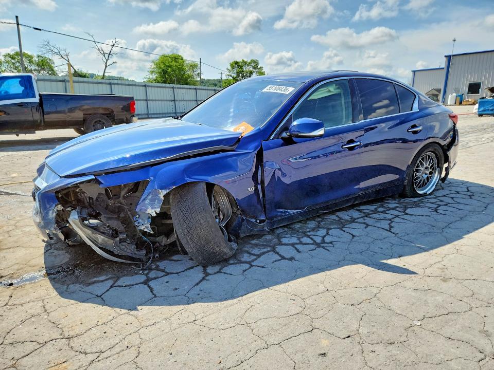 INFINITI Q50 2018 with VIN JN1EV7AR0JM439709 - Photo from auction