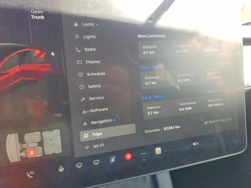 Photo 9 from auction – 2022 TESLA MODEL 3 with VIN 5YJ3E1EB8NF206464