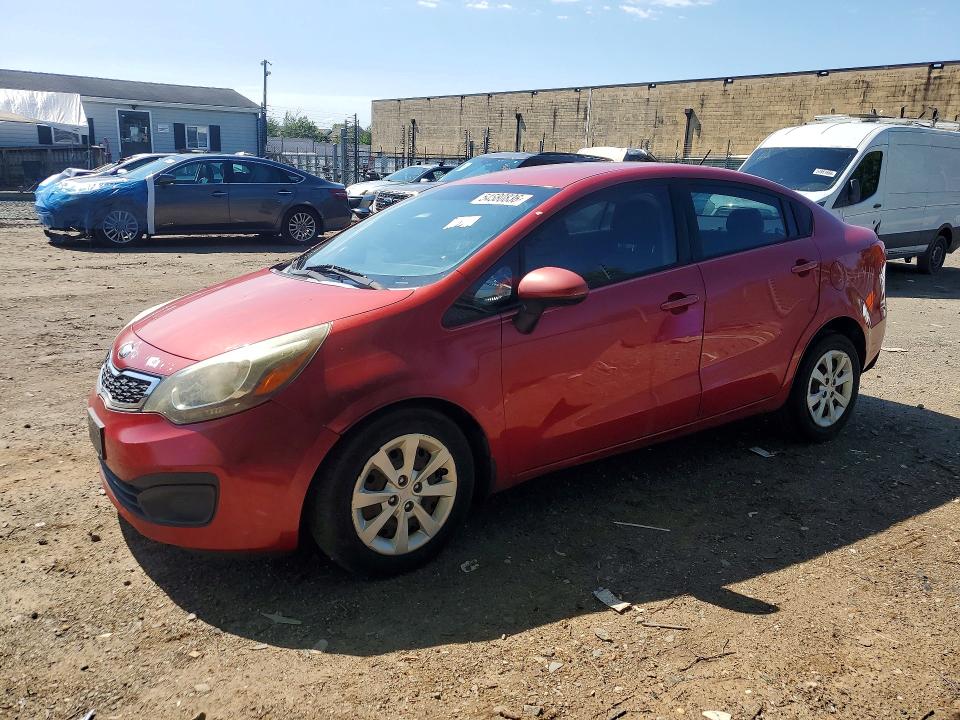 KIA RIO 2013 with VIN KNADN4A33D6178956 - Photo from auction