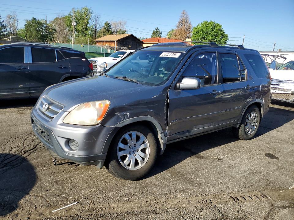 HONDA CR-V 2006 with VIN JHLRD78926C037780 - Photo from auction