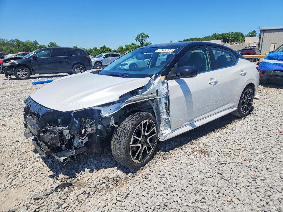 NISSAN SENTRA 2025 with VIN 3N1AB8DV8SY386424 - Photo from auction
