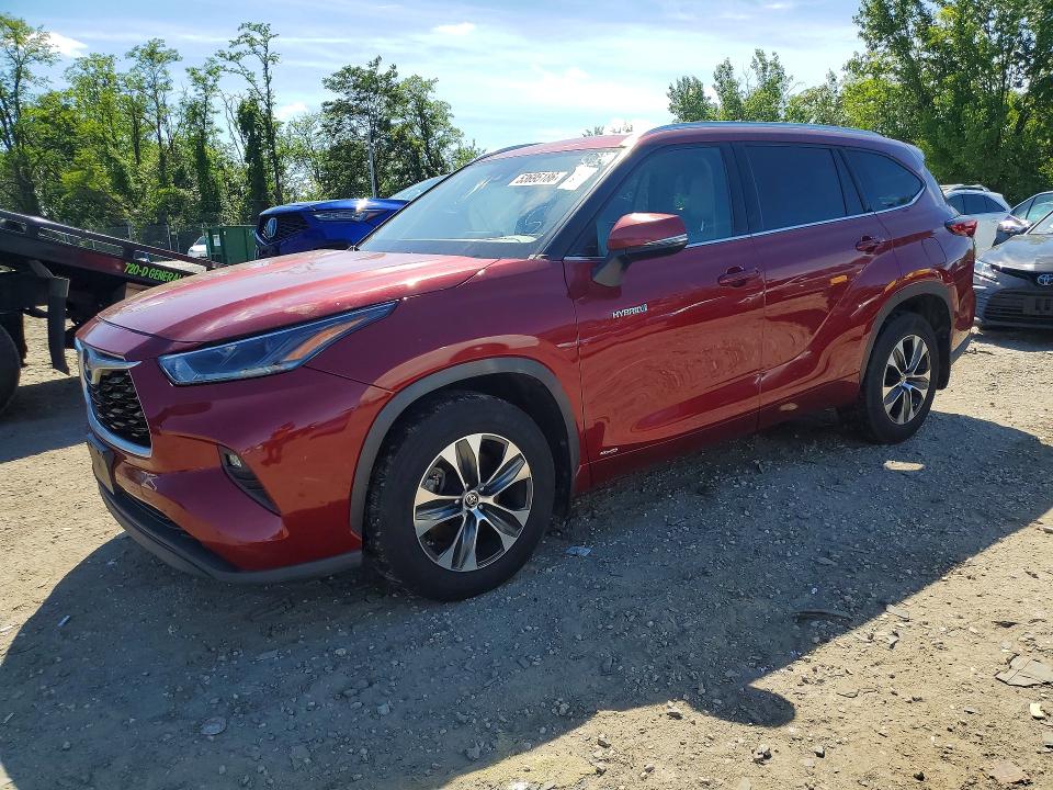 TOYOTA HIGHLANDER 2021 with VIN 5TDGBRCH3MS514474 - Photo from auction