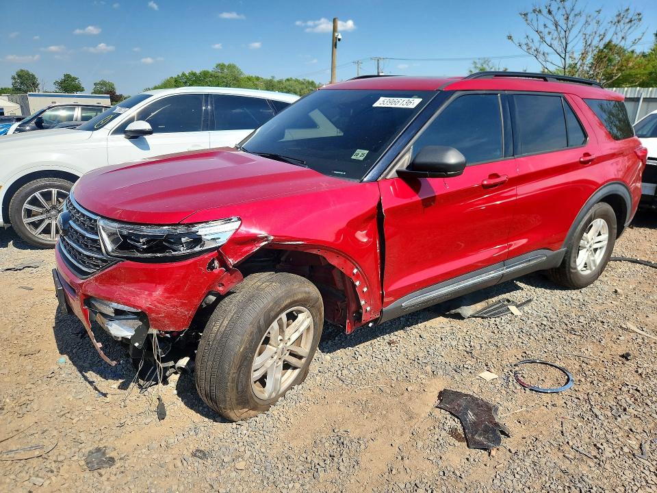 FORD EXPLORER 2020 with VIN 1FMSK8DH7LGC19983 - Photo from auction