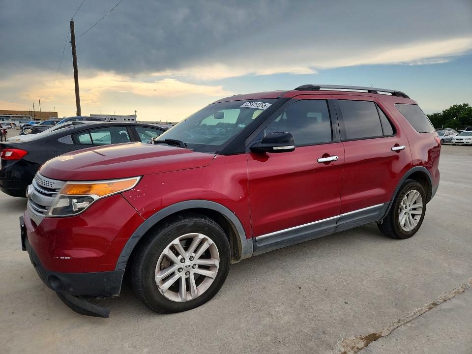 FORD EXPLORER 2014 with VIN 1FM5K7D89EGB34847 - Photo from auction