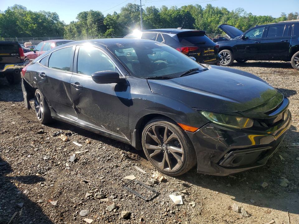 Photo 4 from auction – 2019 HONDA CIVIC with VIN 19XFC2F88KE035373