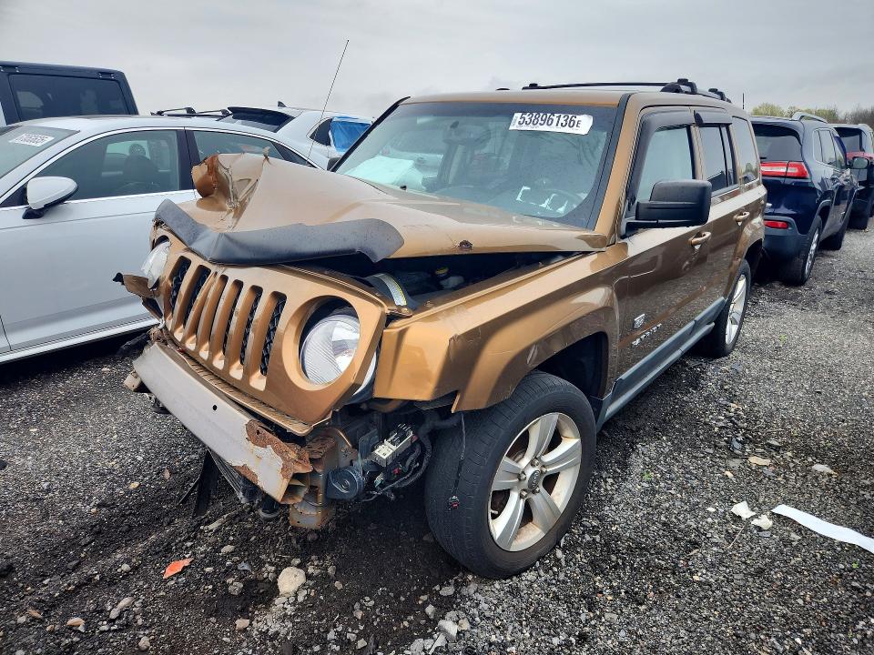 Photo 1 from auction – 2011 JEEP PATRIOT with VIN 1J4NF4GB2BD169042