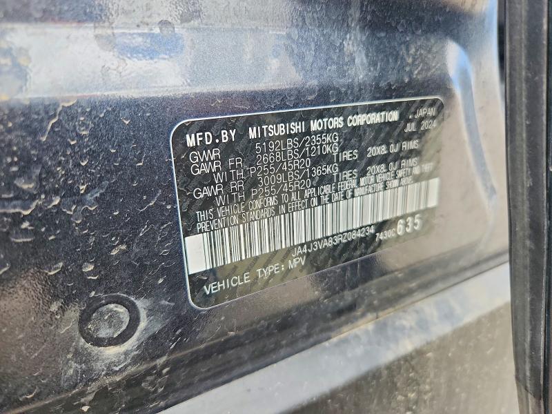 Photo 14 from auction – 2024 MITSUBISHI OUTLANDER with VIN JA4J3VA83RZ084234