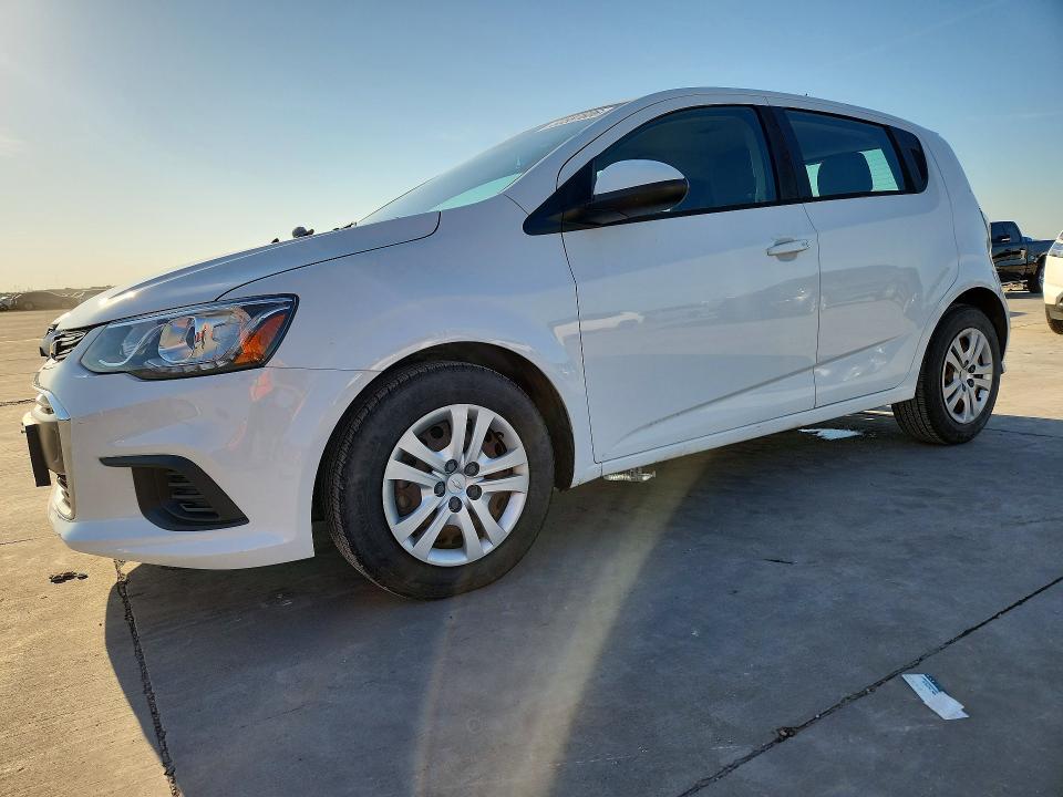 CHEVROLET SONIC 2020 with VIN 1G1JG6SBXL4124395 - Photo from auction