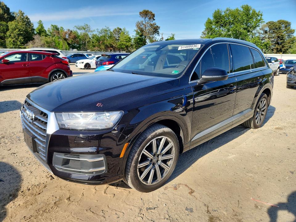 AUDI Q7 2019 with VIN WA1LHAF77KD023894 - Photo from auction