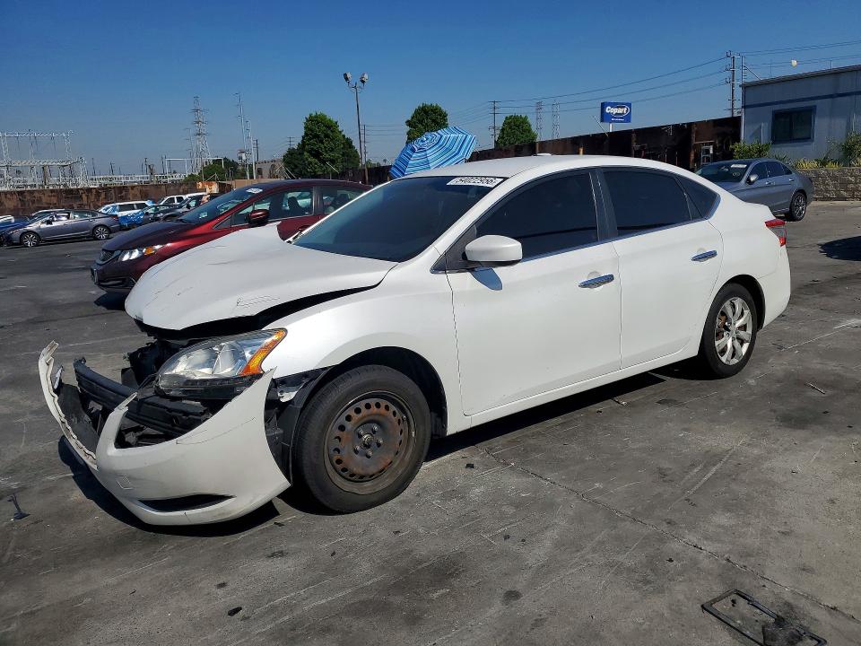NISSAN SENTRA 2013 with VIN 3N1AB7AP4DL720643 - Photo from auction