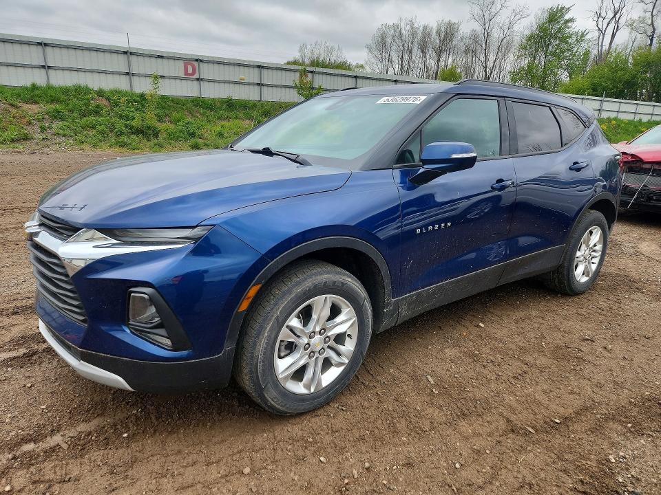 Photo 1 from auction – 2022 CHEVROLET BLAZER with VIN 3GNKBHR44NS219414