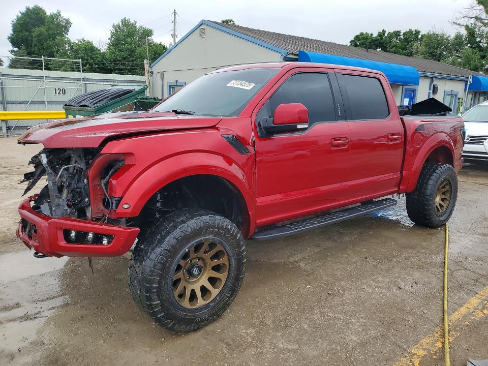 Photo 1 from auction – 2018 FORD F150 with VIN 1FTFW1RG5JFB27050
