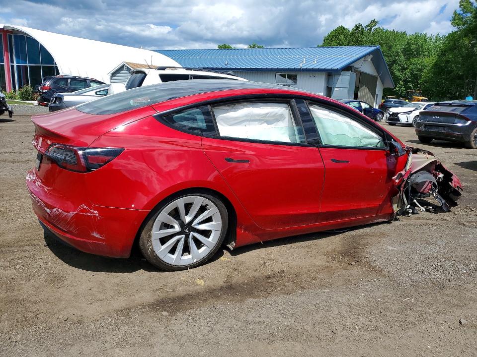 Photo 3 from auction – 2022 TESLA MODEL 3 with VIN 5YJ3E1EA2NF187773