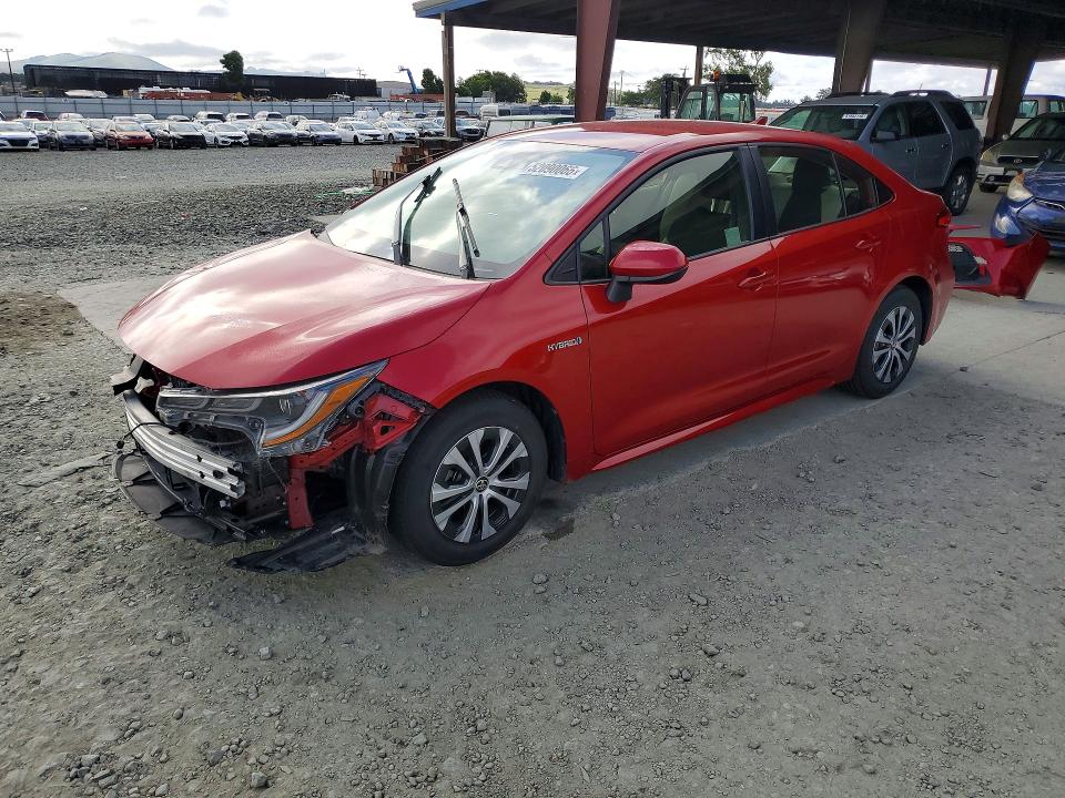 TOYOTA COROLLA 2021 with VIN JTDEAMDE8MJ011604 - Photo from auction
