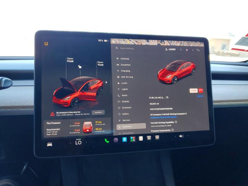Photo 9 from auction – 2023 TESLA MODEL 3 with VIN 5YJ3E1EA8PF500750
