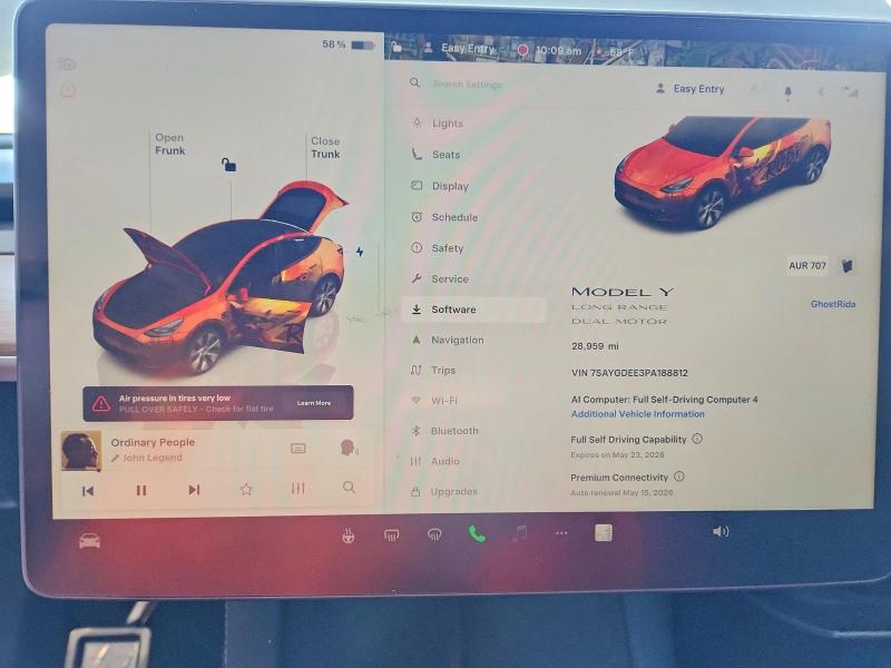 Photo 9 from auction – 2023 TESLA MODEL Y with VIN 7SAYGDEE3PA188812