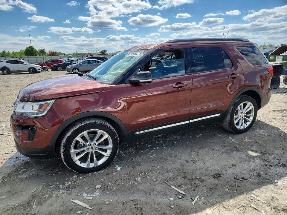 FORD EXPLORER 2018 with VIN 1FM5K8D88JGB86180 - Photo from auction