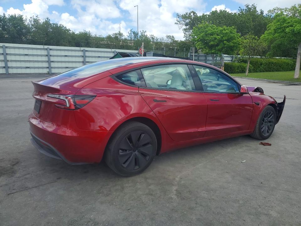 Снимка 3 от търг – 2024 TESLA MODEL 3 с VIN 5YJ3E1EA6RF814948