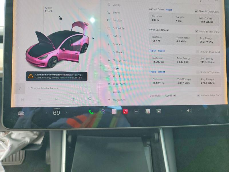 Photo 9 from auction – 2019 TESLA MODEL 3 with VIN 5YJ3E1EA9KF298350