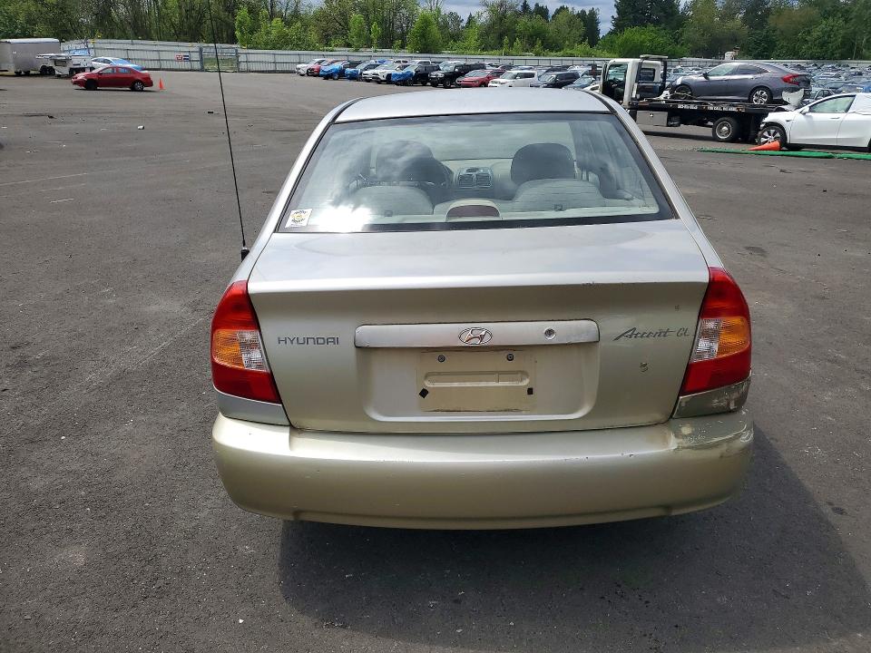 Photo 6 from auction – 2002 HYUNDAI ACCENT with VIN KMHCG45C42U389901