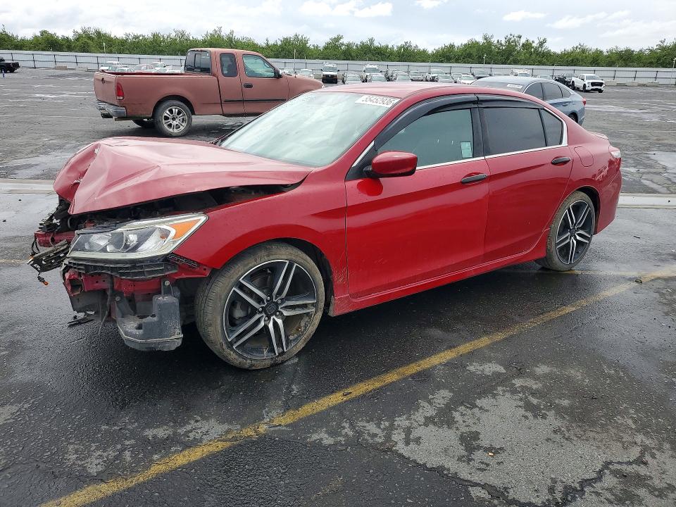 HONDA ACCORD 2017 with VIN 1HGCR2F57HA147232 - Photo from auction