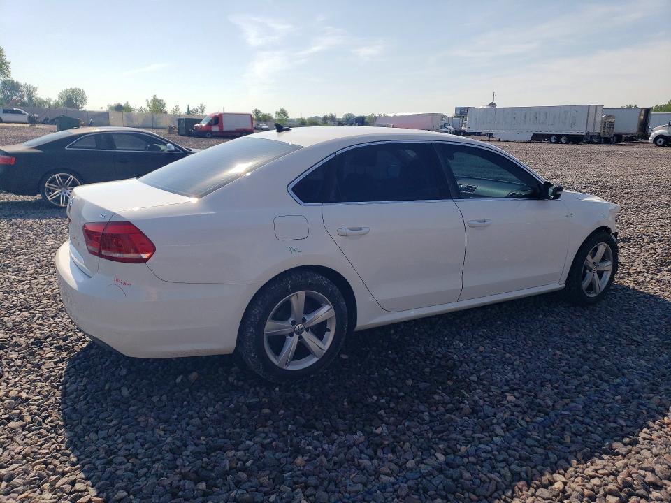 Photo 3 from auction – 2012 VOLKSWAGEN PASSAT with VIN 1VWBP7A37CC079687