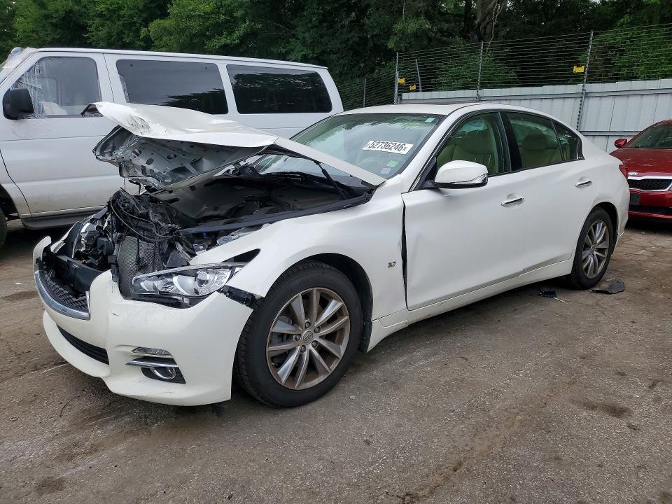 INFINITI Q50 2015 with VIN JN1BV7AR6FM422360 - Photo from auction