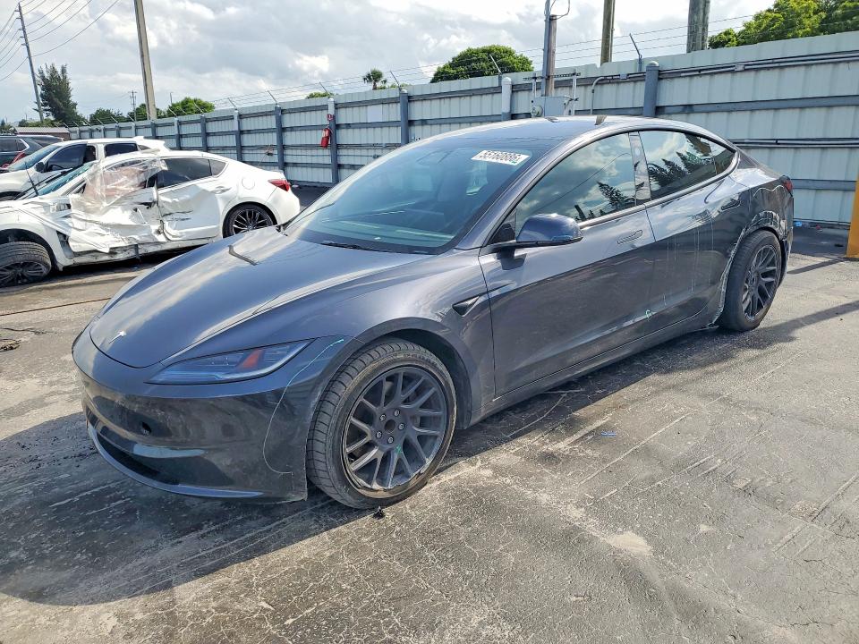 TESLA MODEL 3 2024 with VIN 5YJ3E1EA8RF855694 - Photo from auction