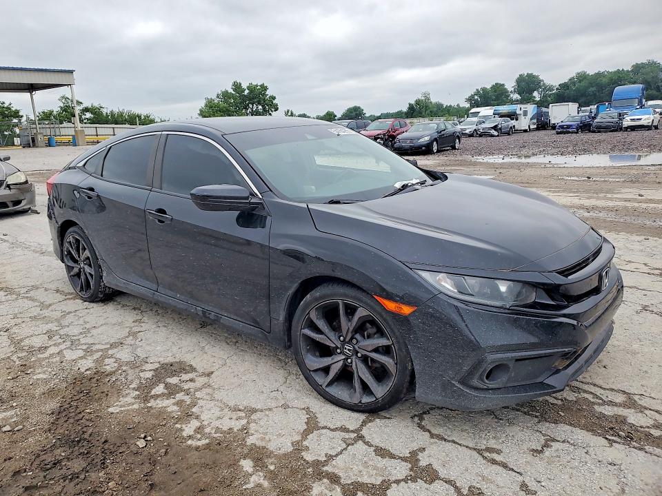 Photo 4 from auction – 2020 HONDA CIVIC with VIN 19XFC2F81LE025141