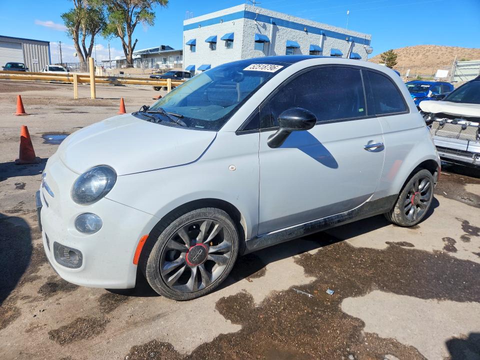 FIAT 500 2017 with VIN 3C3CFFKR2HT700101 - Photo from auction