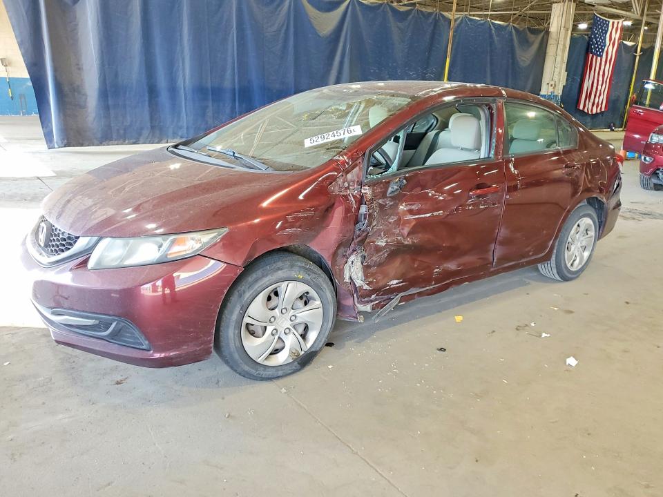 HONDA CIVIC 2013 with VIN 19XFB2F50DE060781 - Photo from auction