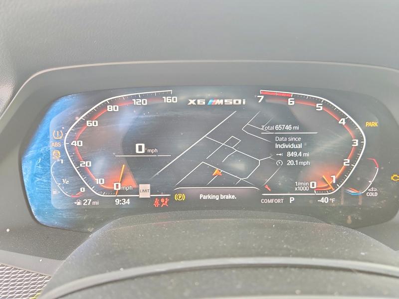 Photo 9 from auction – 2021 BMW X6 with VIN 5UXCY8C08M9F51263