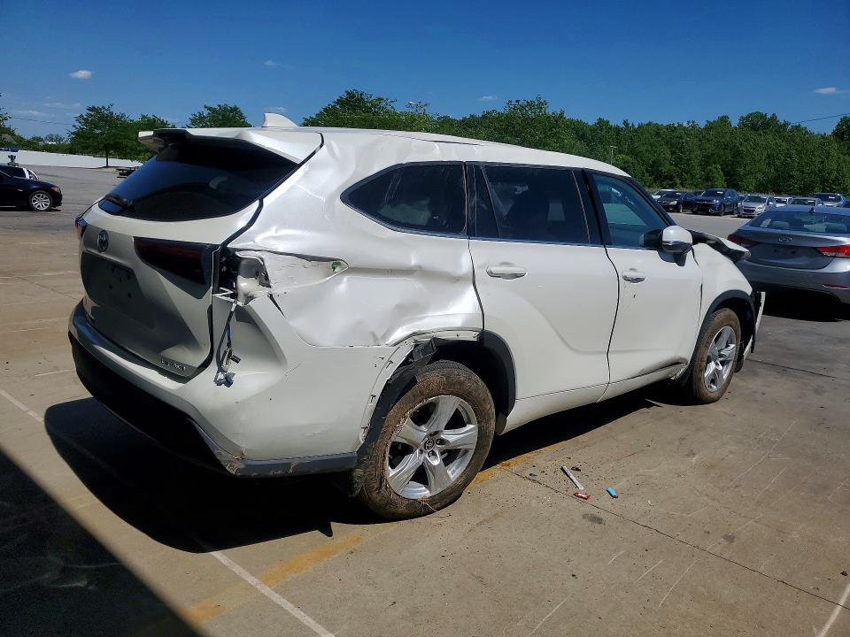 Photo 3 from auction – 2021 TOYOTA HIGHLANDER with VIN 5TDBZRBH2MS534089