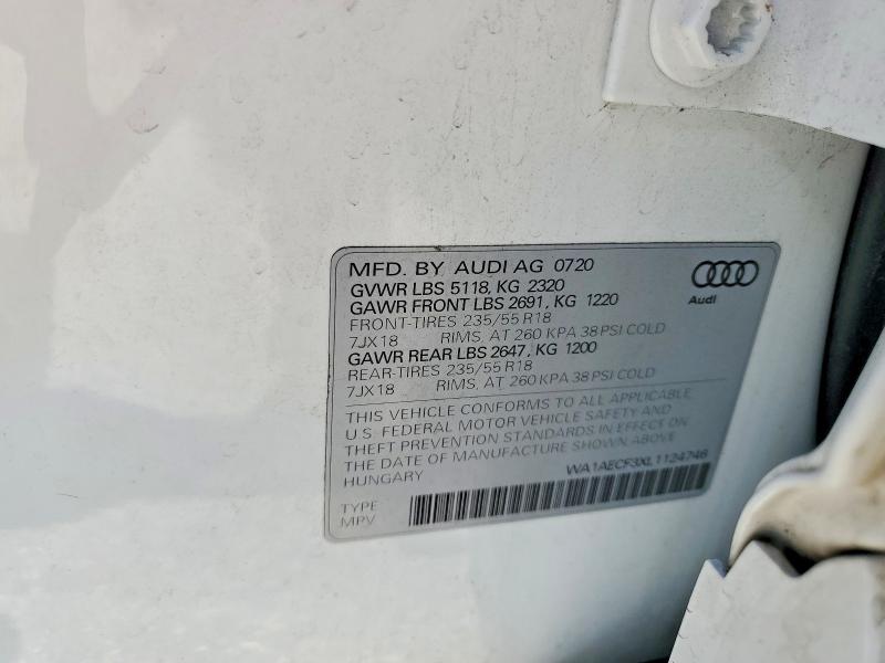 Photo 14 from auction – 2020 AUDI Q3 with VIN WA1AECF3XL1124746