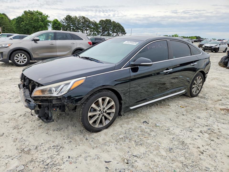 HYUNDAI SONATA 2016 with VIN 5NPE34AFXGH353947 - Photo from auction