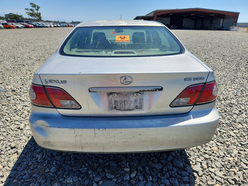 Photo 6 from auction – 2003 LEXUS ES with VIN JTHBF30G836000303