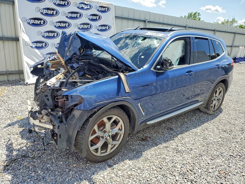 BMW X3 2021 с VIN 5UXTY3C03M9G22730 - Фото с аукциона