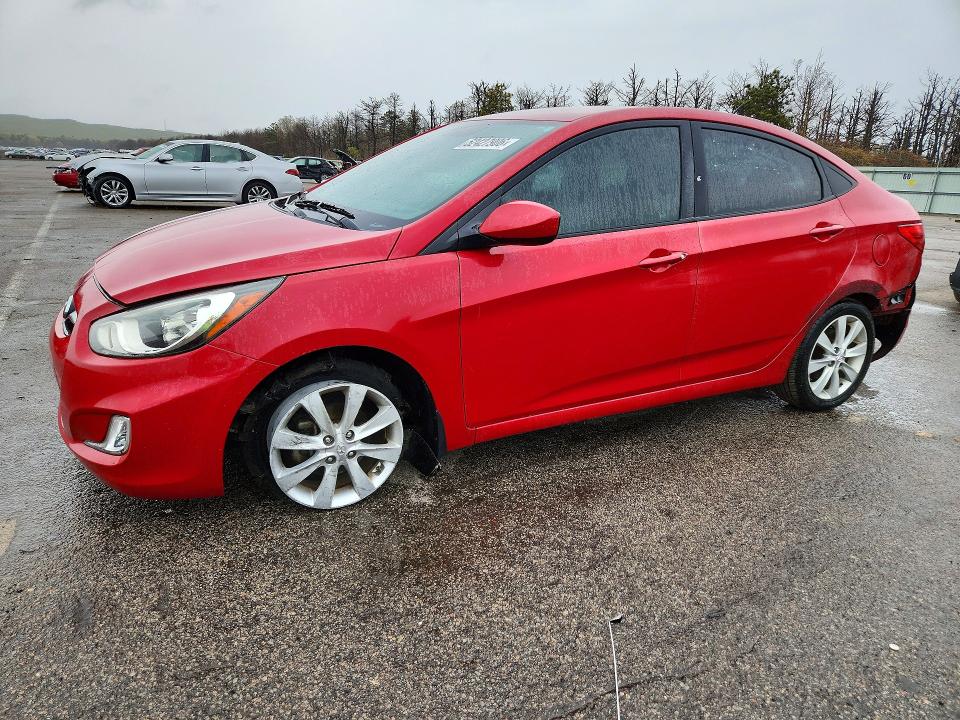 HYUNDAI ACCENT 2013 with VIN KMHCU4AE3DU404892 - Photo from auction