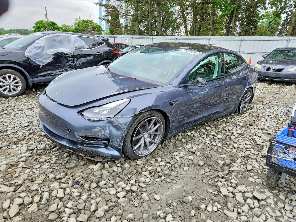 TESLA MODEL 3 2021 with VIN 5YJ3E1EA7MF094701 - Photo from auction