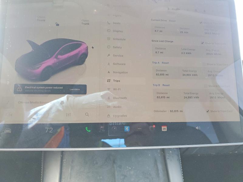 Photo 9 from auction – 2023 TESLA MODEL Y with VIN 7SAYGAEE6PF700385