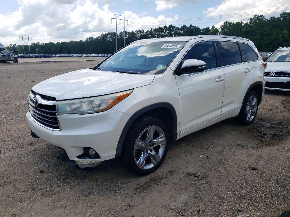 TOYOTA HIGHLANDER 2016 with VIN 5TDYKRFH4GS136962 - Photo from auction