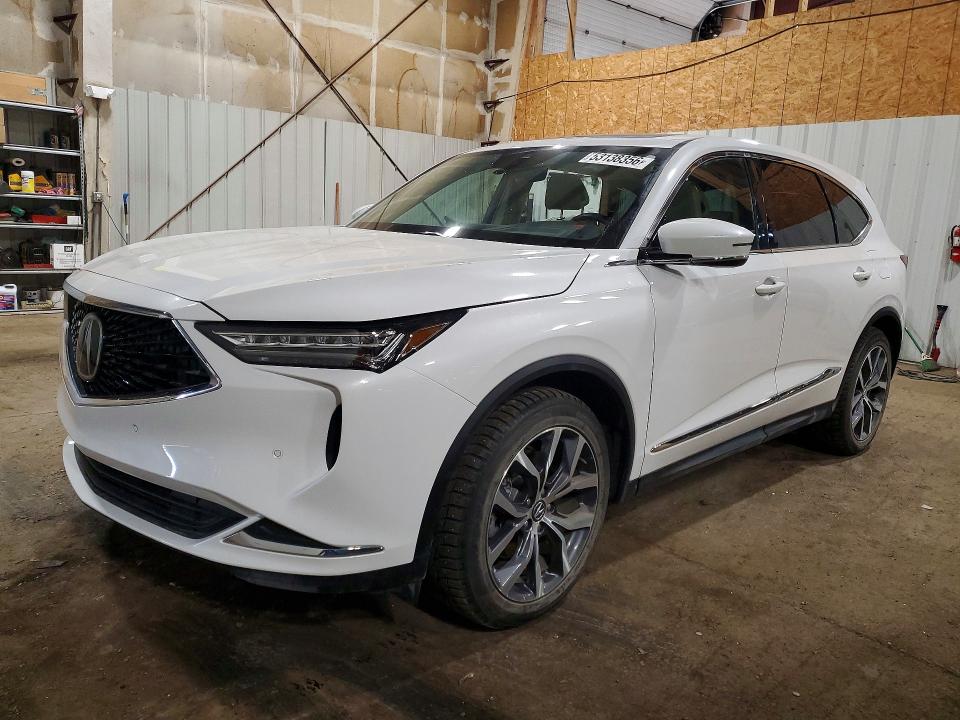 ACURA MDX 2023 with VIN 5J8YE1H43PL025860 - Photo from auction