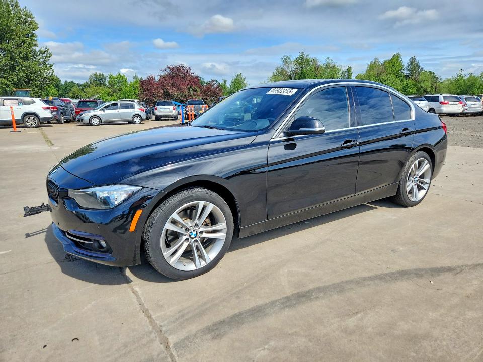 BMW 330 2017 with VIN WBA8B9G53HNU50885 - Photo from auction
