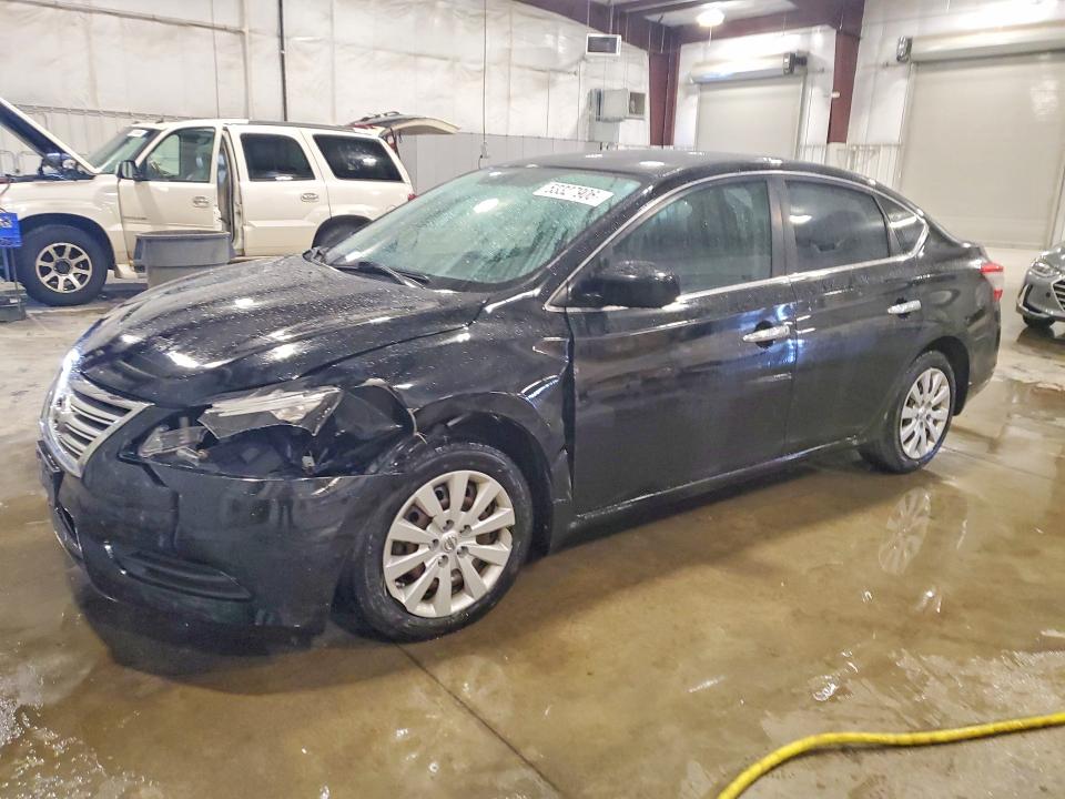NISSAN SENTRA 2013 with VIN 3N1AB7AP7DL701861 - Photo from auction